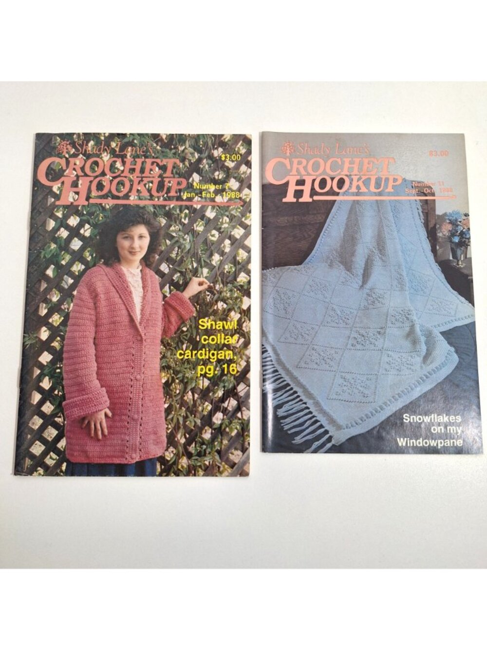 Shady Lanes Crochet Hookup Magazine Issues 4-9 11 1987 1988 Vintage Patterns - Picture 3 of 10